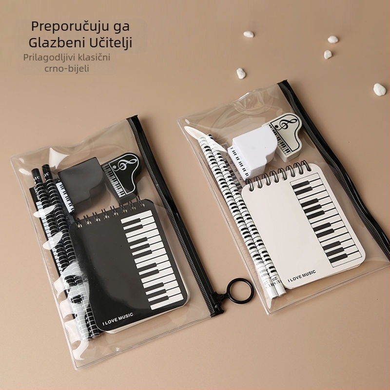 Set kutija za olovke s glazbenim notama – kreativni školski pribor za učenike osnovne škole, inspiriran partitrom klavira (Brand: Other; Šifra proizvoda: w683421023308; Poklon: Ne; IP licencirano: Ne)