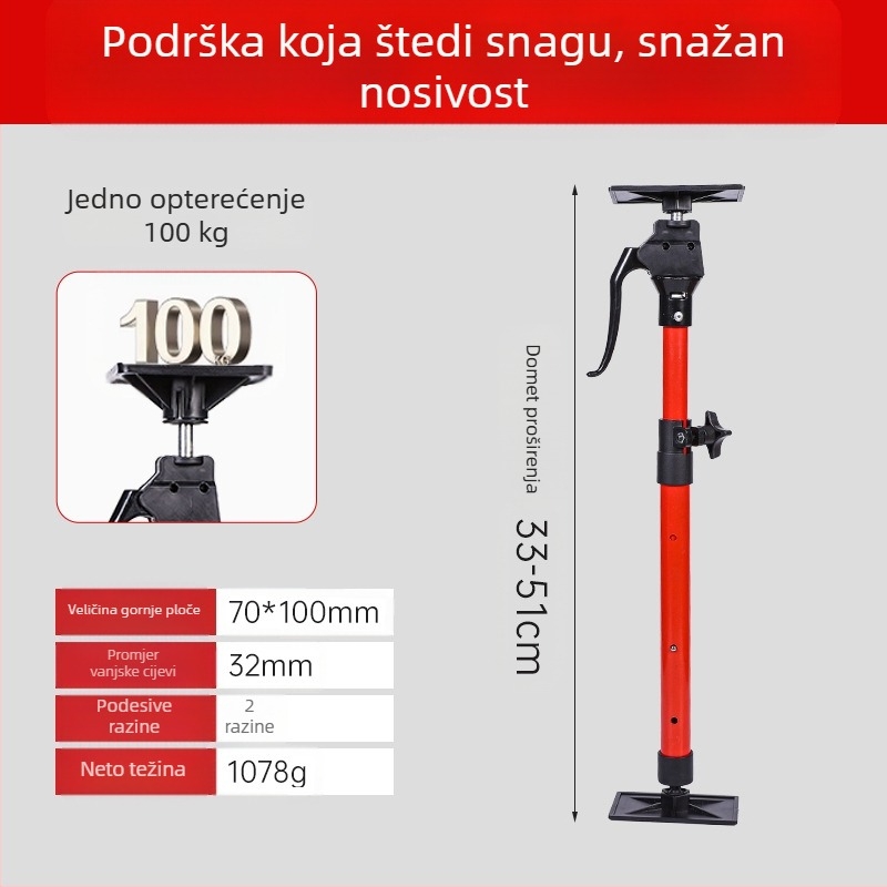 Teleskopski drveni nosač za ugradnju u strop, ormarići iznad umivaonika i kupaonice — Dongxian