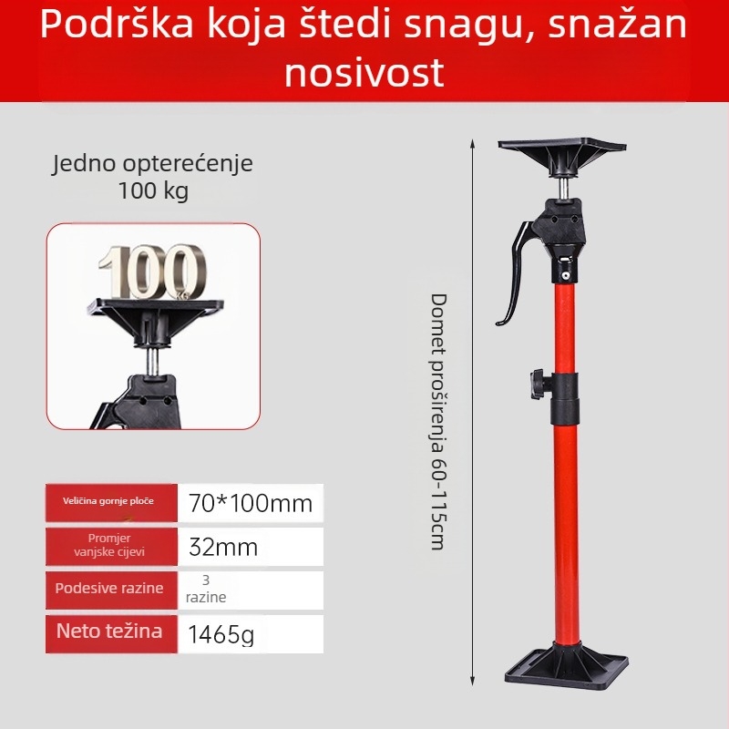 Teleskopski drveni nosač za ugradnju u strop, ormarići iznad umivaonika i kupaonice — Dongxian
