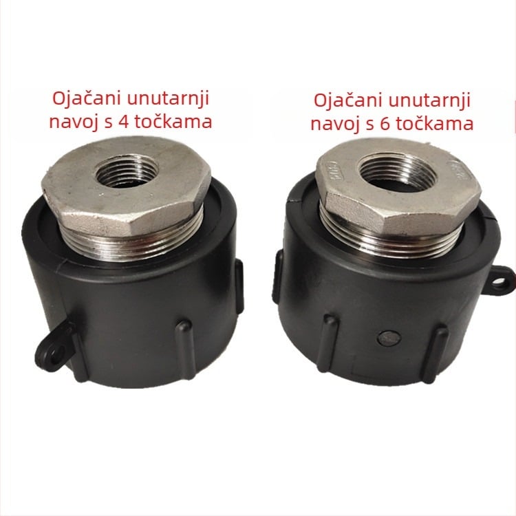 Adapter za IBC spremnik — navoj od 2 inča na unutarnji navoj od 1 inča, plastični konektor