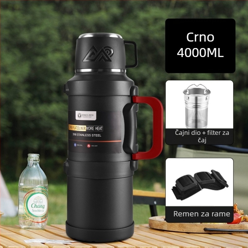 Termos boca – 304 nehrđajući čelik, izolacija 12–24 h, marka Aowu, Termos, lansiranje jesen/zima 2025