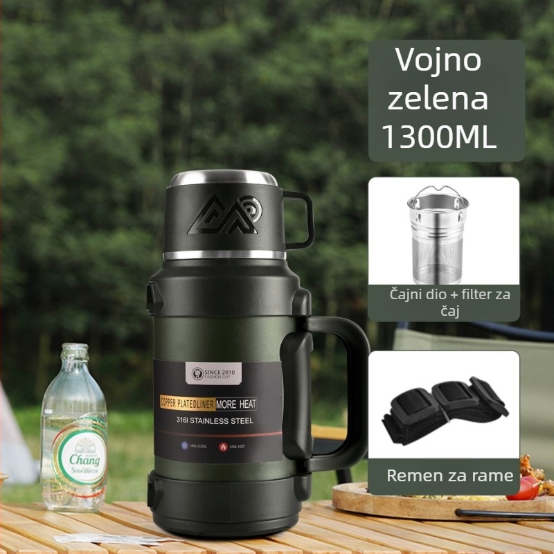 Termos boca – 304 nehrđajući čelik, izolacija 12–24 h, marka Aowu, Termos, lansiranje jesen/zima 2025