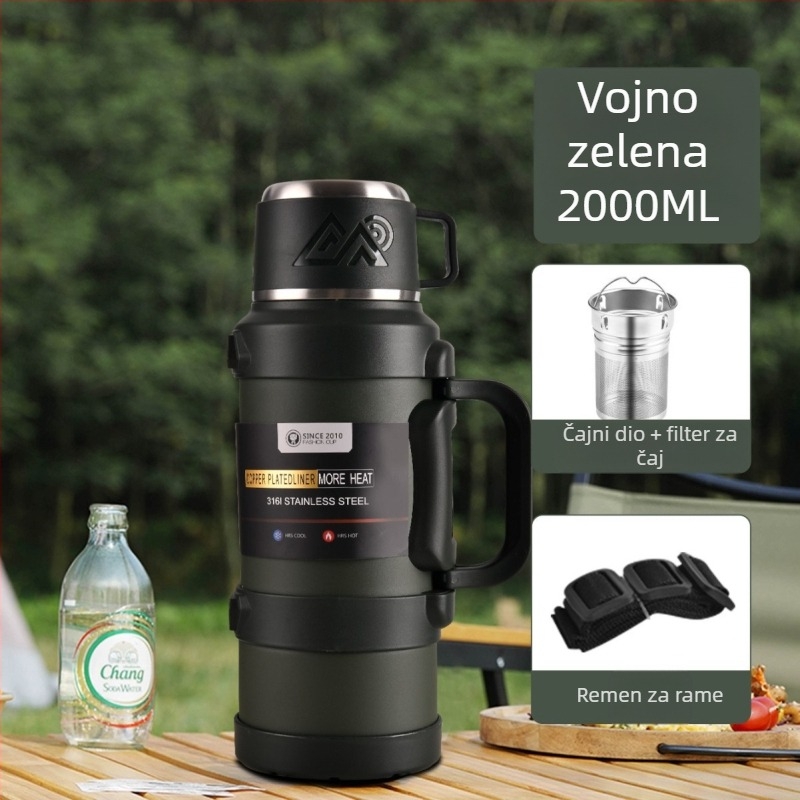 Termos boca – 304 nehrđajući čelik, izolacija 12–24 h, marka Aowu, Termos, lansiranje jesen/zima 2025