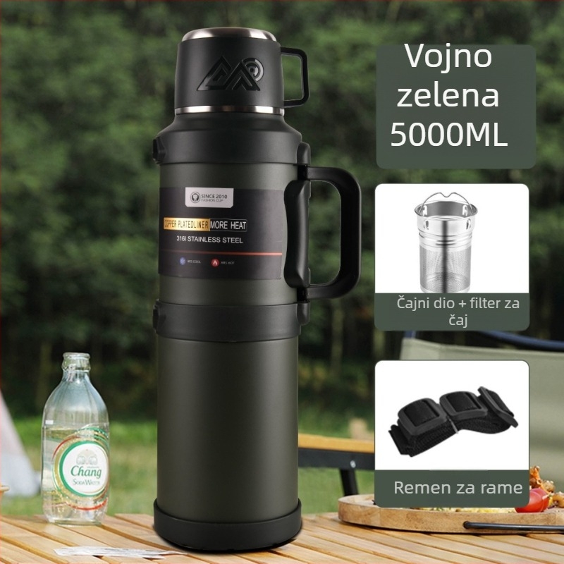 Termos boca – 304 nehrđajući čelik, izolacija 12–24 h, marka Aowu, Termos, lansiranje jesen/zima 2025