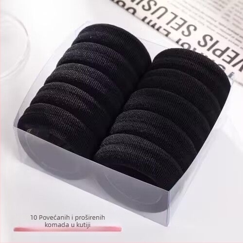 Elastična gumica za visoku repu — bezšivna, visoke elastičnosti, poliestersko vlakno, marka Unique Item, proljeće 2025, stil crtani, svježe i slatko