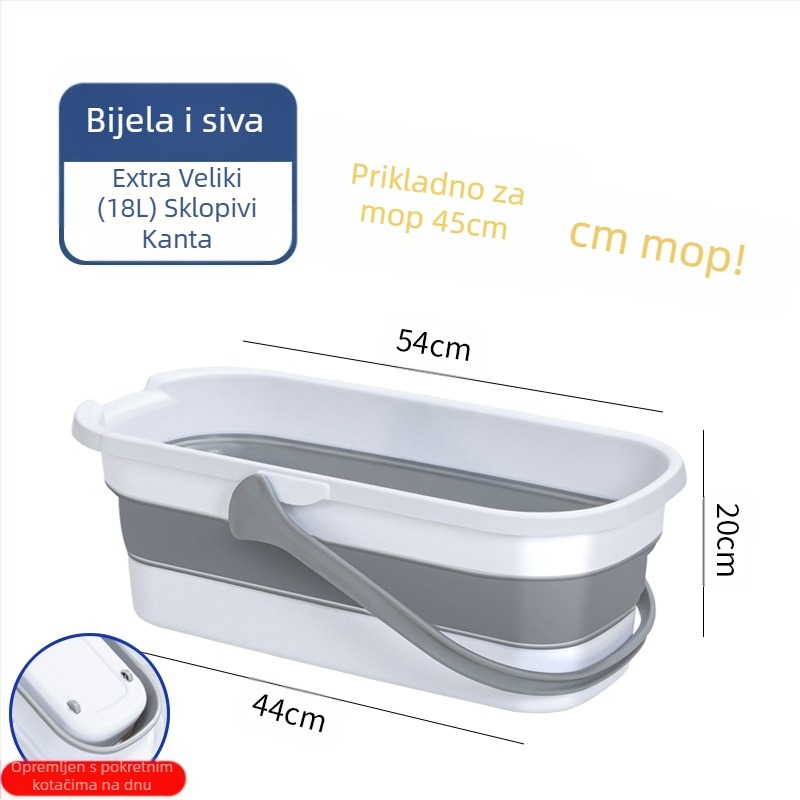Sklopivi pravokutni koš za mop, plastična, marka Other, nije uvozena, drugo vrijeme izlaska na tržište