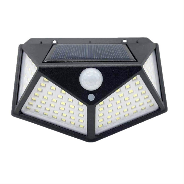 Solarna vanjska zidna svjetiljka, četverostruko osvjetljenje, IP65, 5W, 3.7V