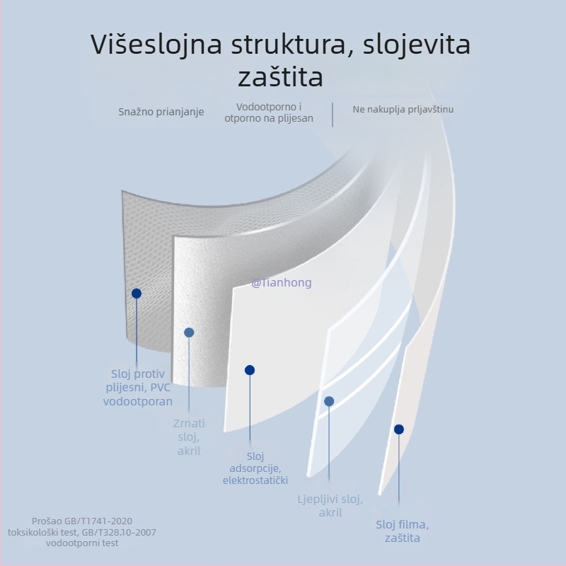Vodootporna i otporna na plijesan brtvna traka za kuhinjske sudopere, kupaonice i toalete