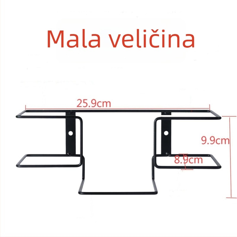 Zidni nosač za rukavice, čvrsti metalni organizator u dvije veličine za višestruku upotrebu