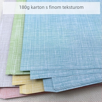 Papir za korice s kožnim uzorkom, ploski oblik, veličine A3/A4, 180 g/m²