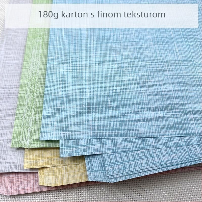 Papir za korice s kožnim uzorkom, ploski oblik, veličine A3/A4, 180 g/m²