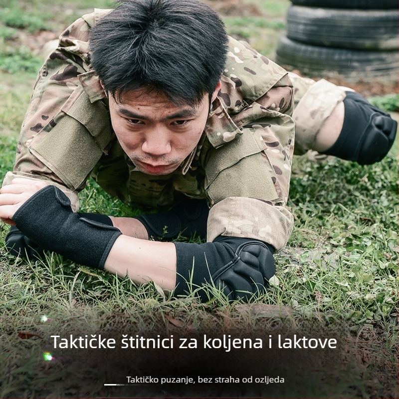 Set zaštitnih koljena i lakta za trening – zaštita od pada, protiv klizanja i udara, debeli jastučići za koljena i laktove, za muškarce i žene