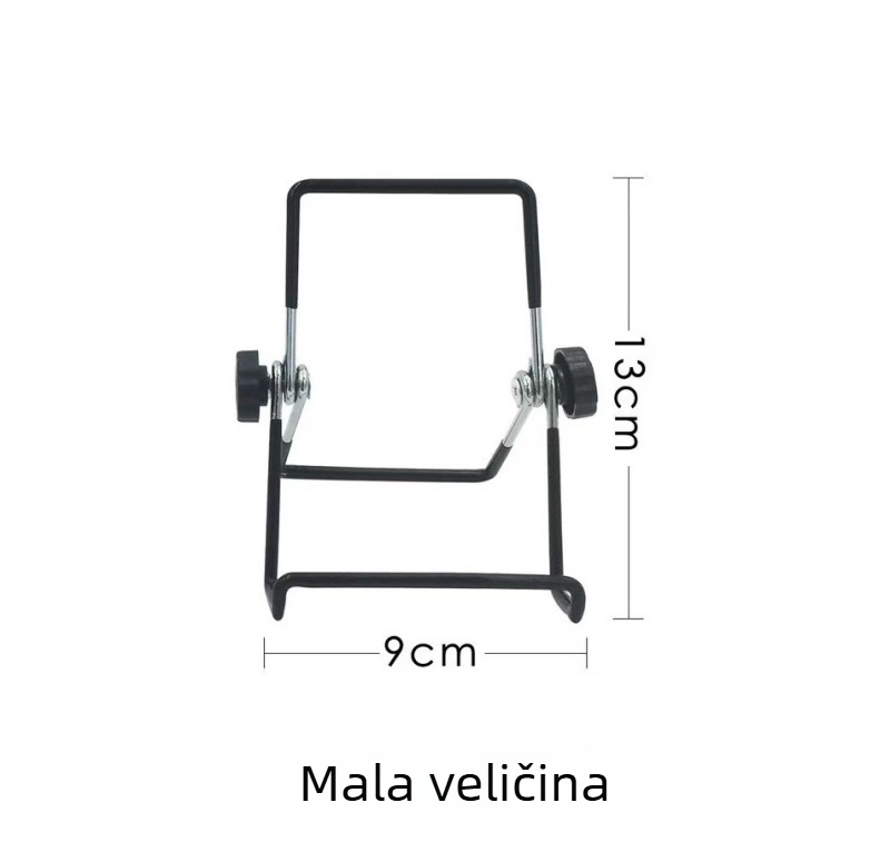 Kompaktni sklopivi metalni držač za stolnu ploču za iPad, tablete i telefon, idealan za studentski dom