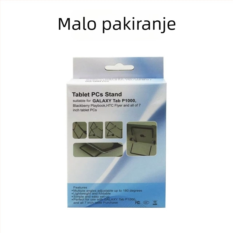 Kompaktni sklopivi metalni držač za stolnu ploču za iPad, tablete i telefon, idealan za studentski dom