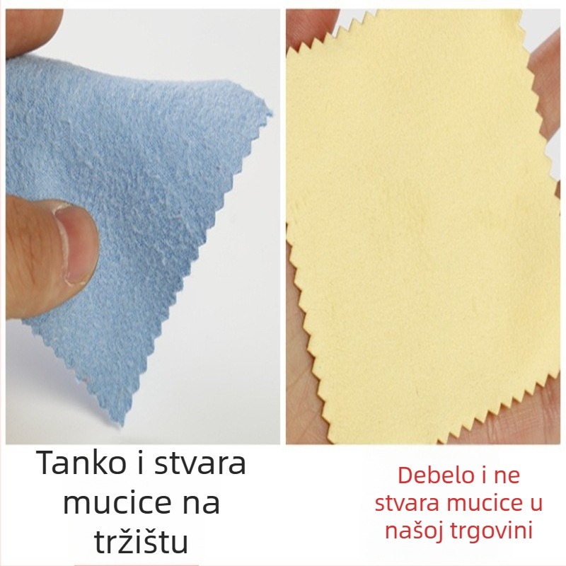 Srebrna krpa za poliranje nakita i srebrnih predmeta