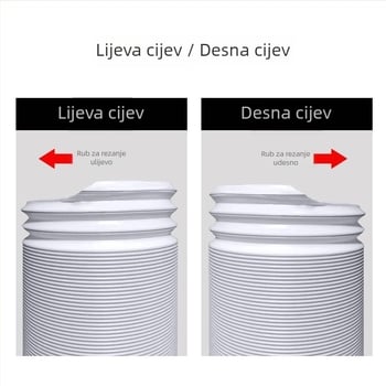 Teleskopska izlazna cijev za prijenosni klima-uređaj
