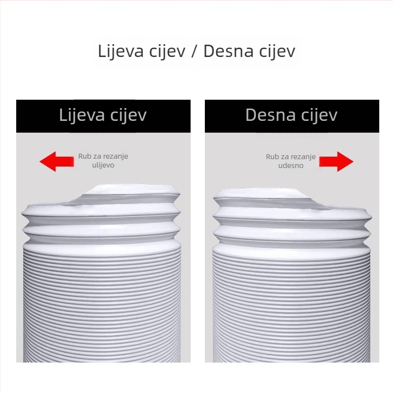 Teleskopska izlazna cijev za prijenosni klima-uređaj