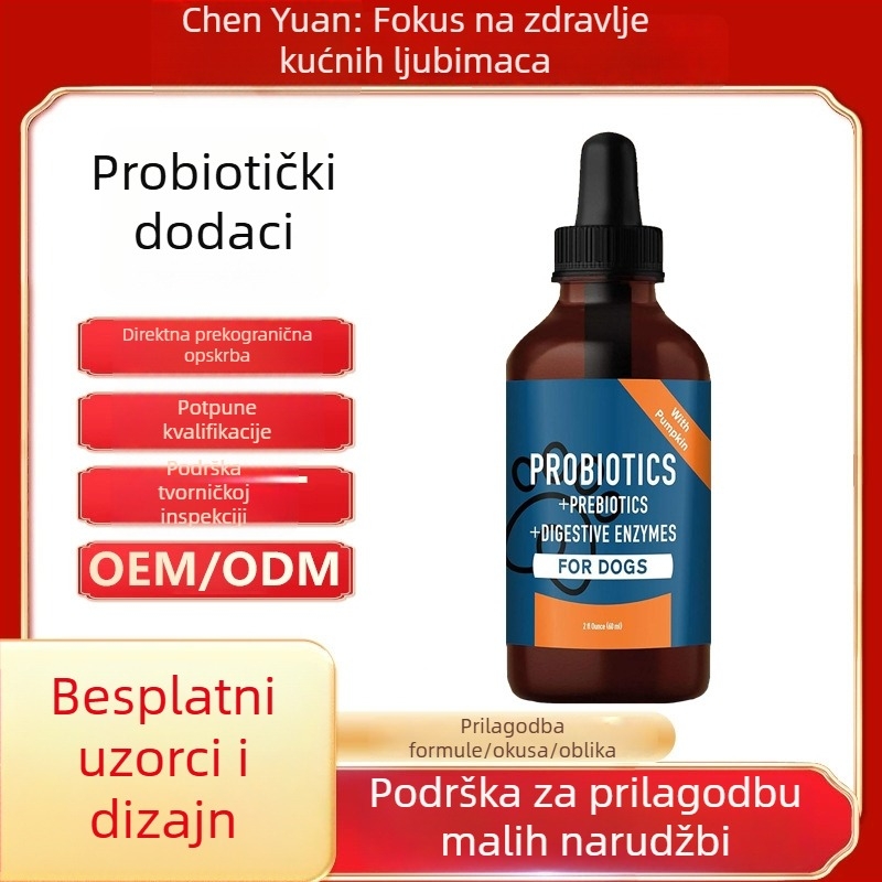 Probiotičke kapi za pse za zdravlje crijeva - dodatak prehrani za kućne ljubimce