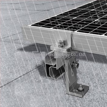 Aluminijski L-oblik nosač za montažu solarnih panela, prilagodljiv, fotonaponski rezervni dijelovi, Model 01