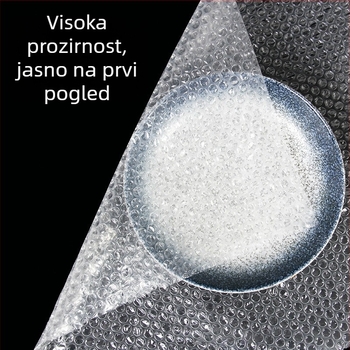 Prozirni dvostruki debeli film za pakiranje s velikim mjehurićima, rola filma za zaštitu od udara