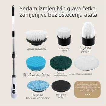 USB napajana električna četka za čišćenje kuhinje, kupaonice, WC-a i podova – višefunkcionalni alat za čišćenje