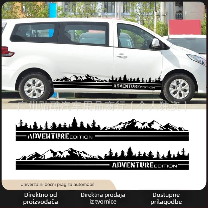 K-661 Veliki RV bočna naljepnica - Avanturistički dekor automobila