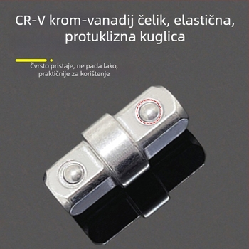 3/8" socket adapter s dvostrukom glavom, vanjskim kvadratnim reduktorom, kliješta i adapterom za udarač