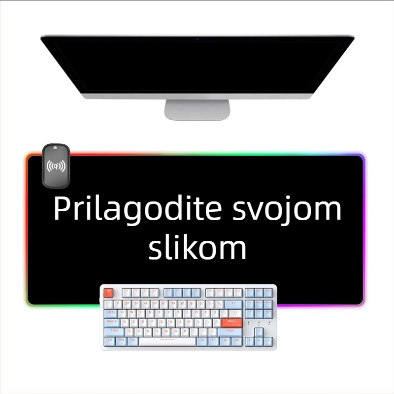 Podloga za miš s retro persijskim uzorkom, ultra velika, otporna na prljavštinu, protuklizna, esports gaming podloga za računalo i stol