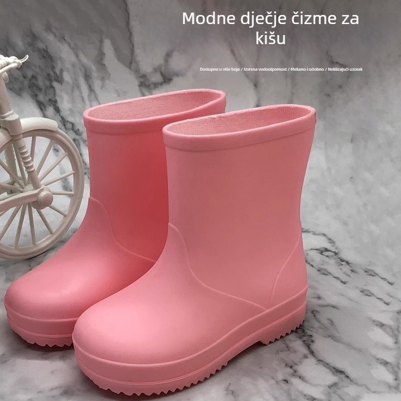 Dječje kišne čizme, vodootporne i protuklizne, za dječake i djevojčice, za školu