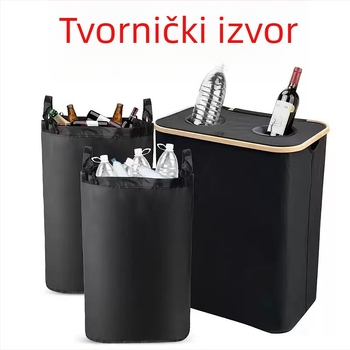 Plavi sklopivi koš za rublje s kapacitetom 160 L za kućnu upotrebu