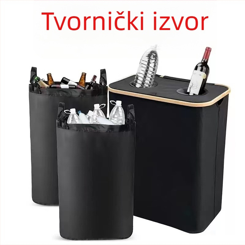 Plavi sklopivi koš za rublje s kapacitetom 160 L za kućnu upotrebu