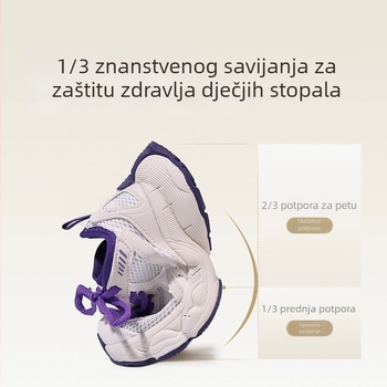 Dječje ljetne prozračne mrežaste tenisice, 2026 novi stil, lagane, s Velcro kopčanjem, casual obuća za djevojčice i dječake