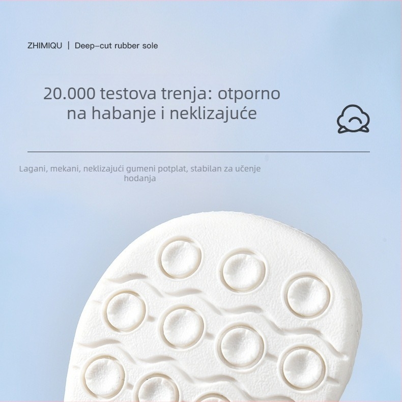 Prozračne papuče i sandale za bebe 0–2 godine, s nesklizavajućim mekanim potplatom, mrežasti materijal, za dječake i djevojčice