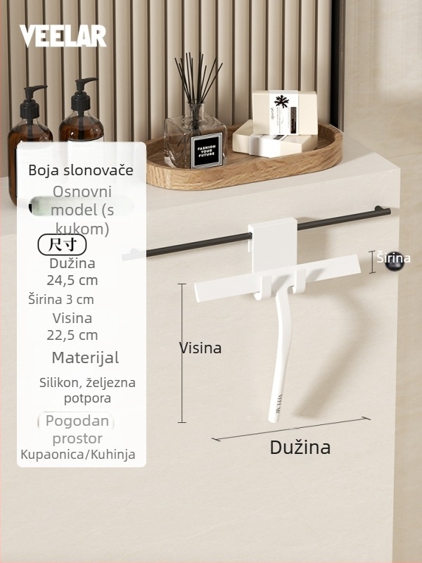 Brisač za staklo za kućnu upotrebu – ogledala, radne ploče i kupaonica