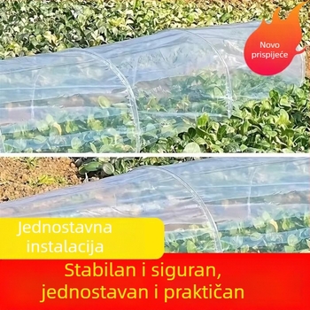 2-in-1 prijenosni staklenik: mreža za sjenilo, zaštita od insekata i izolacija, duljina 3 m, vrtni tunel