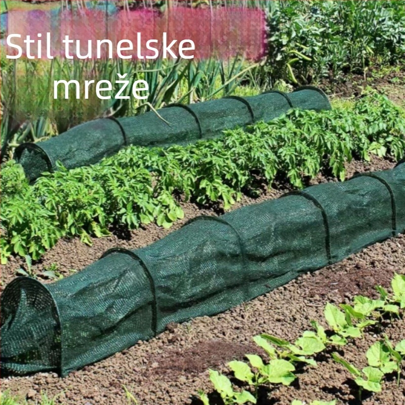 2-in-1 prijenosni staklenik: mreža za sjenilo, zaštita od insekata i izolacija, duljina 3 m, vrtni tunel