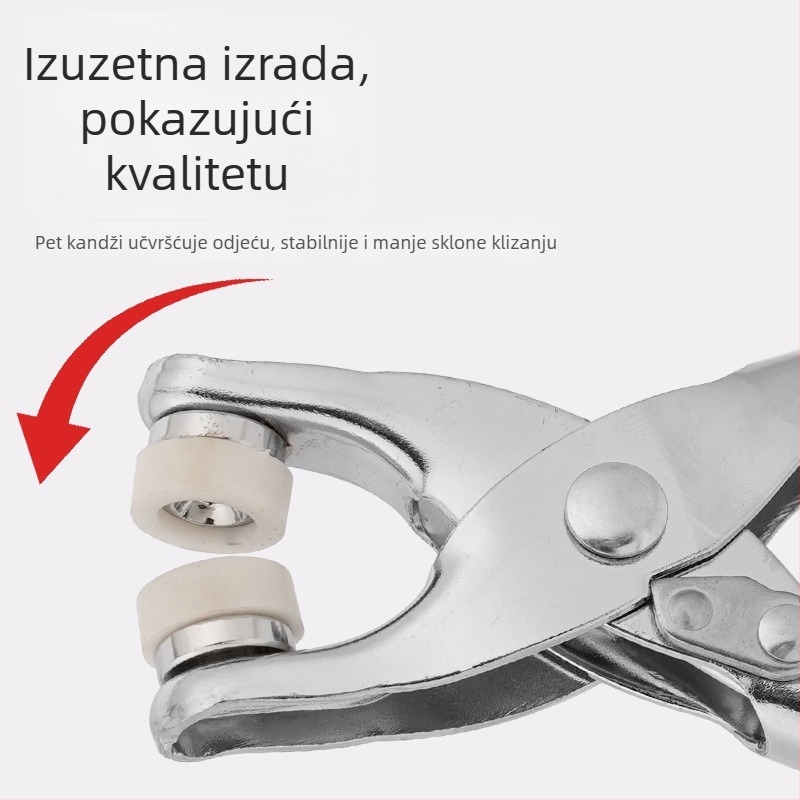Klešta s pet kandži za ugradnju kopči i nitova