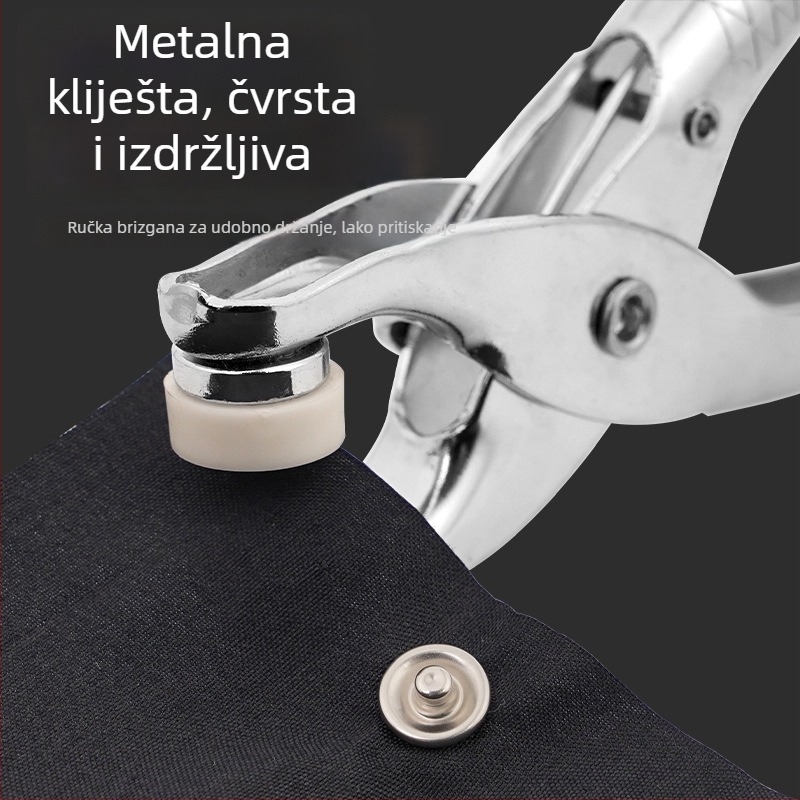 Klešta s pet kandži za ugradnju kopči i nitova