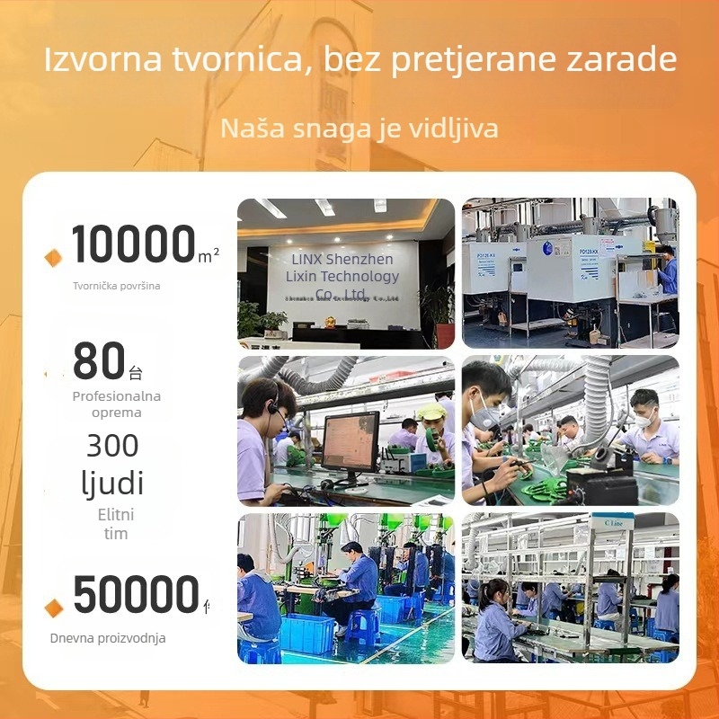 Crne bežične slušalice s ANC redukcijom šumova, stereo zvuk, Bluetooth, za igranje na prijenosnom računalu, dugi vijek baterije