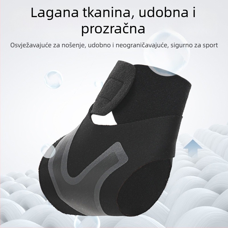 Prilagodljiva ortoza za gležanj, lagana i prozračna zaštita od uganuća, vanjski košarkaški proizvod s logotipom
