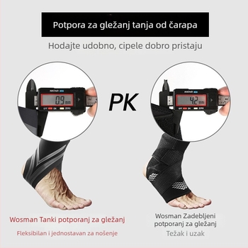 Kompresivni zaštitnik zgloba gležnja za sprječavanje uganuća, podrška zgloba za košarku i nogomet, unisex