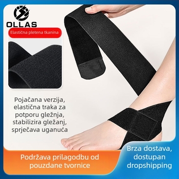 Stabilizator gležnja s pojačanim elastičnim trakama za sport – podrška gležnju i oporavak od uganuća