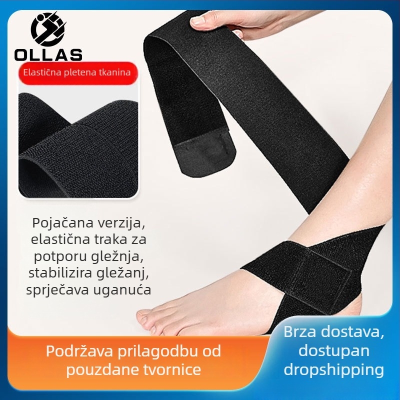 Stabilizator gležnja s pojačanim elastičnim trakama za sport – podrška gležnju i oporavak od uganuća