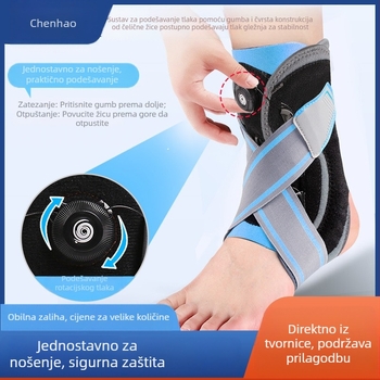 Orteza za fiksaciju gležnja s podrškom za planinarenje, trčanje i košarku; sprječavanje uganuća i stabilizacija ligamenata