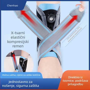 Orteza za fiksaciju gležnja s podrškom za planinarenje, trčanje i košarku; sprječavanje uganuća i stabilizacija ligamenata