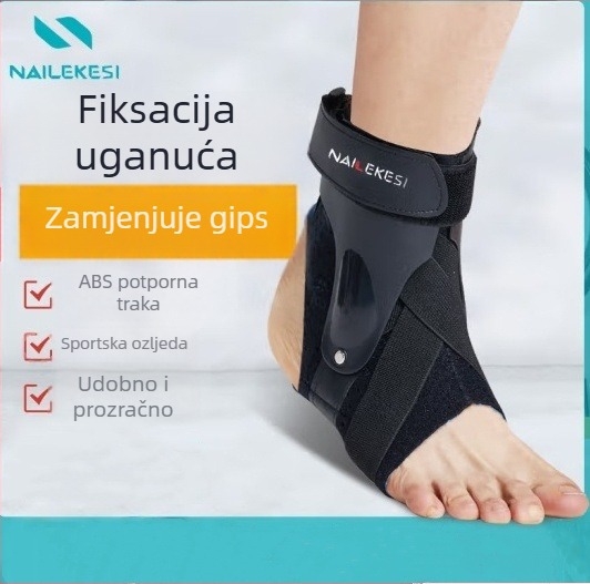 Muška ortoza gležnja za stabilizaciju ozljede gležnja i rehabilitaciju — zaštita gležnja za košarku i sport