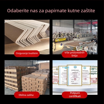 L-oblika papirnati zaštitnik kutova, 30×40×50, za okvire i stakleni namještaj