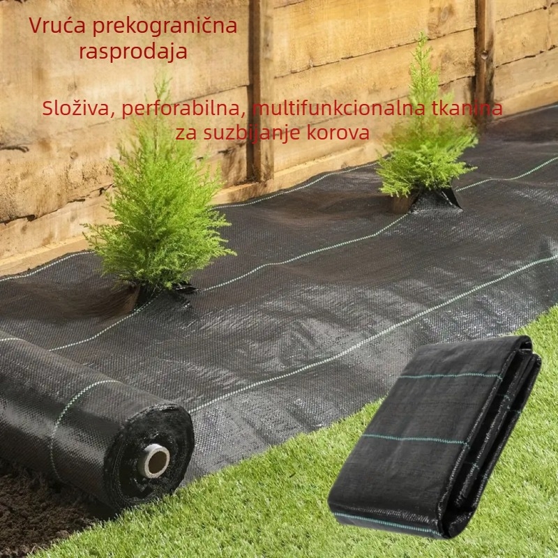 Platno protiv korova za voćnjake, crne ploče za voćke, role platna protiv korova