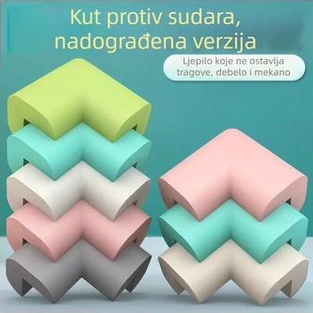 Redizajnirani debeli zaštitnik kutova stolova i prozora – dječja zaštita od udaraca, snažna elastičnost