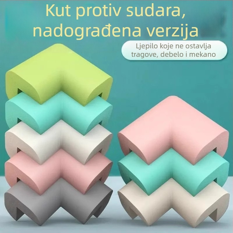 Redizajnirani debeli zaštitnik kutova stolova i prozora – dječja zaštita od udaraca, snažna elastičnost